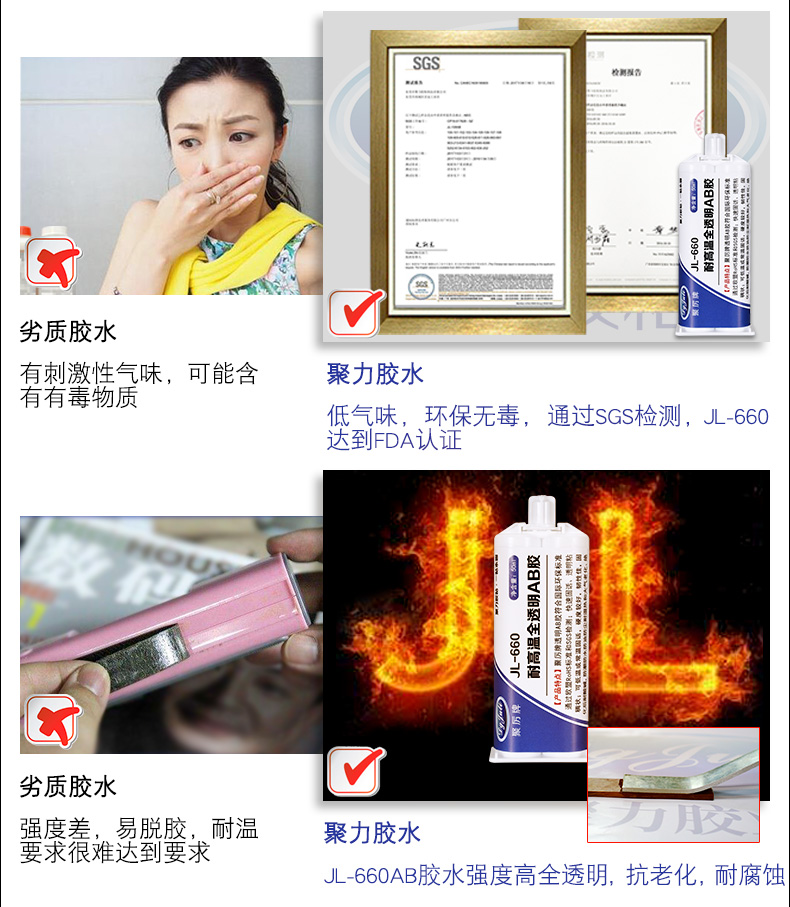 透明PC粘PBT板膠水